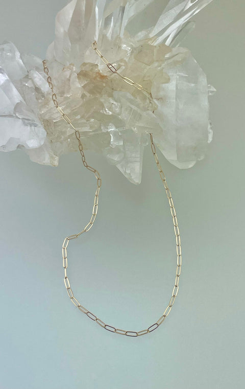 Couture Paperclip Chain Necklace