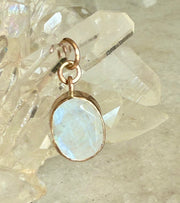 Rainbow Moonstone Blue Flash Pendant