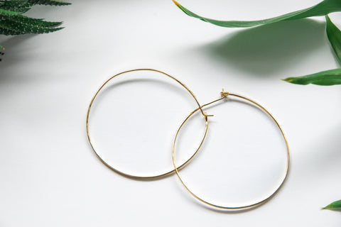 Gold Hoops Large