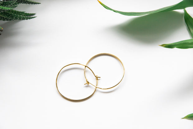 Gold Hoops Small
