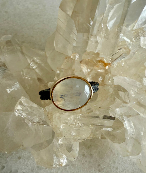 Athena Rainbow Moonstone Ring