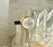 Athena Rainbow Moonstone Ring