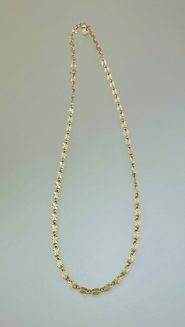Sunburst Chain Necklace