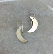 Shimmer Crescent Moon Earrings